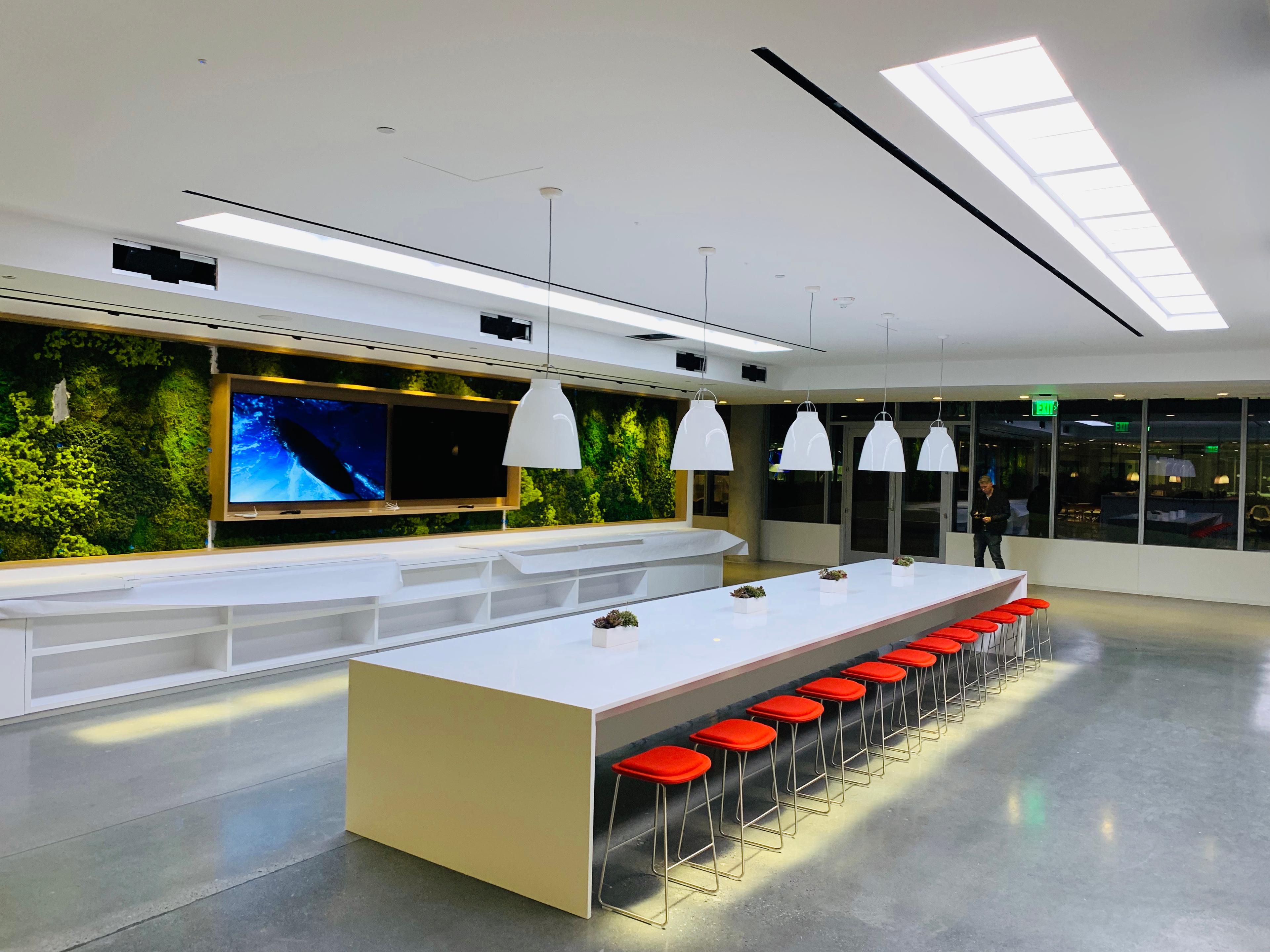 Innerscene Virtual Sun at Apple Campus Cupertino — wide-shot of the meeting space.