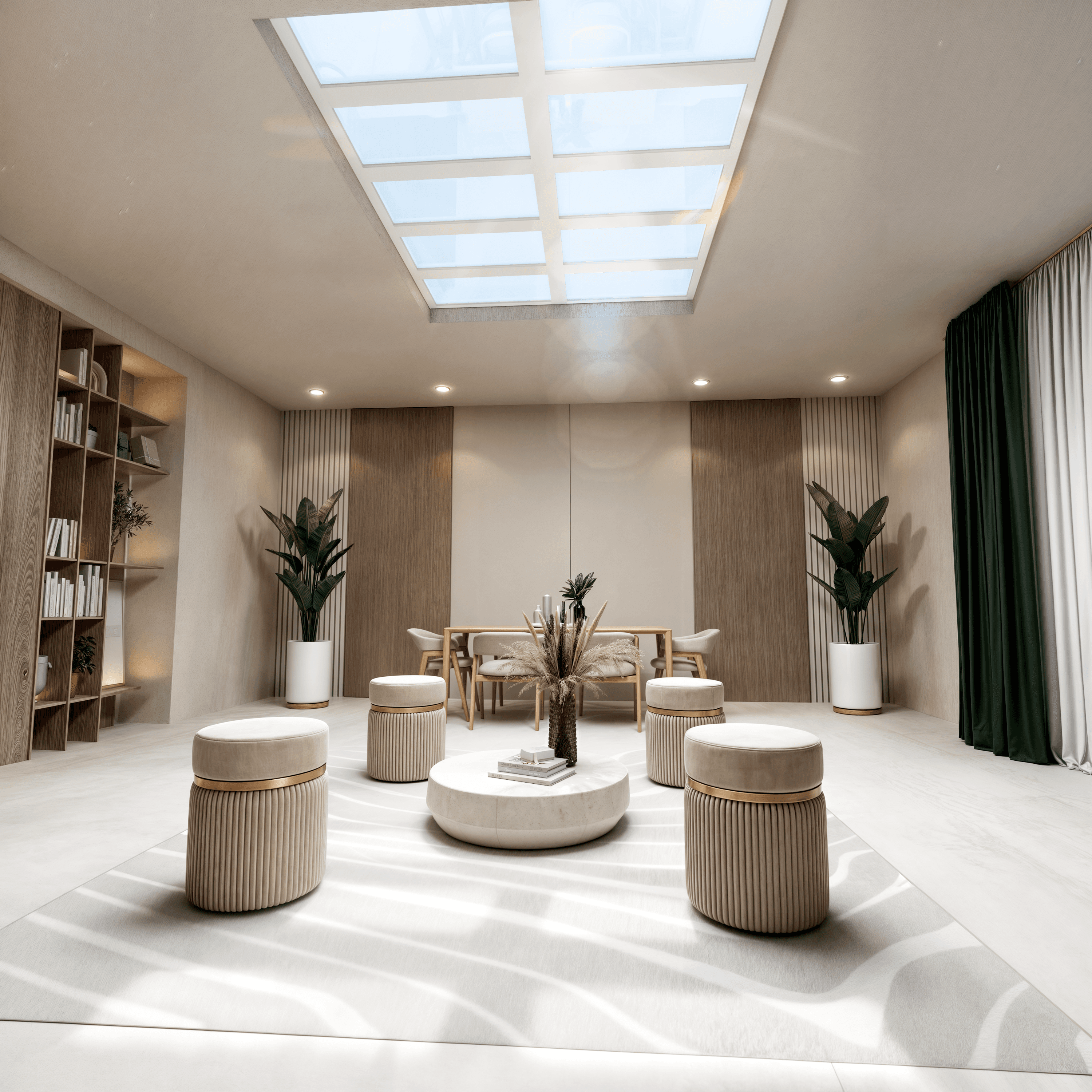 Innerscene Virtual Sun installed in a residential salon.