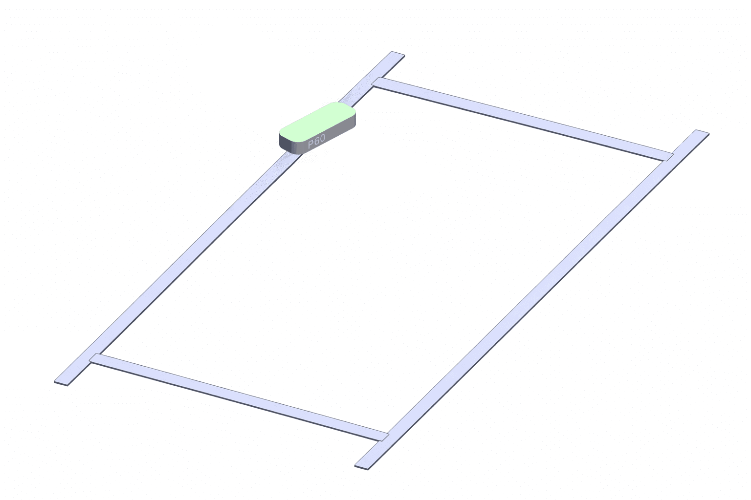 Roughen one face of each backing strip with a P60 sanding pad