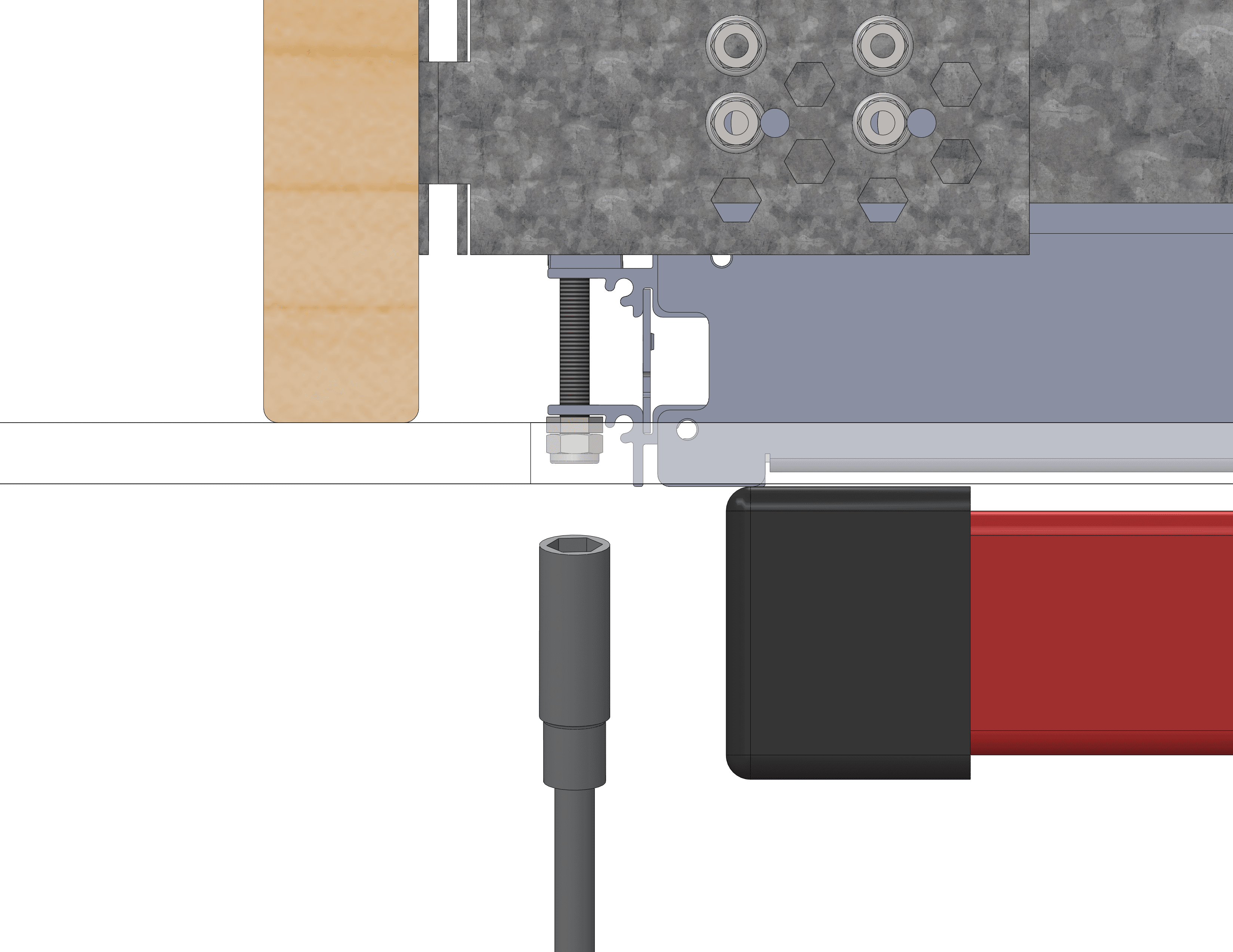 Fully Raised Joist Lock Nut