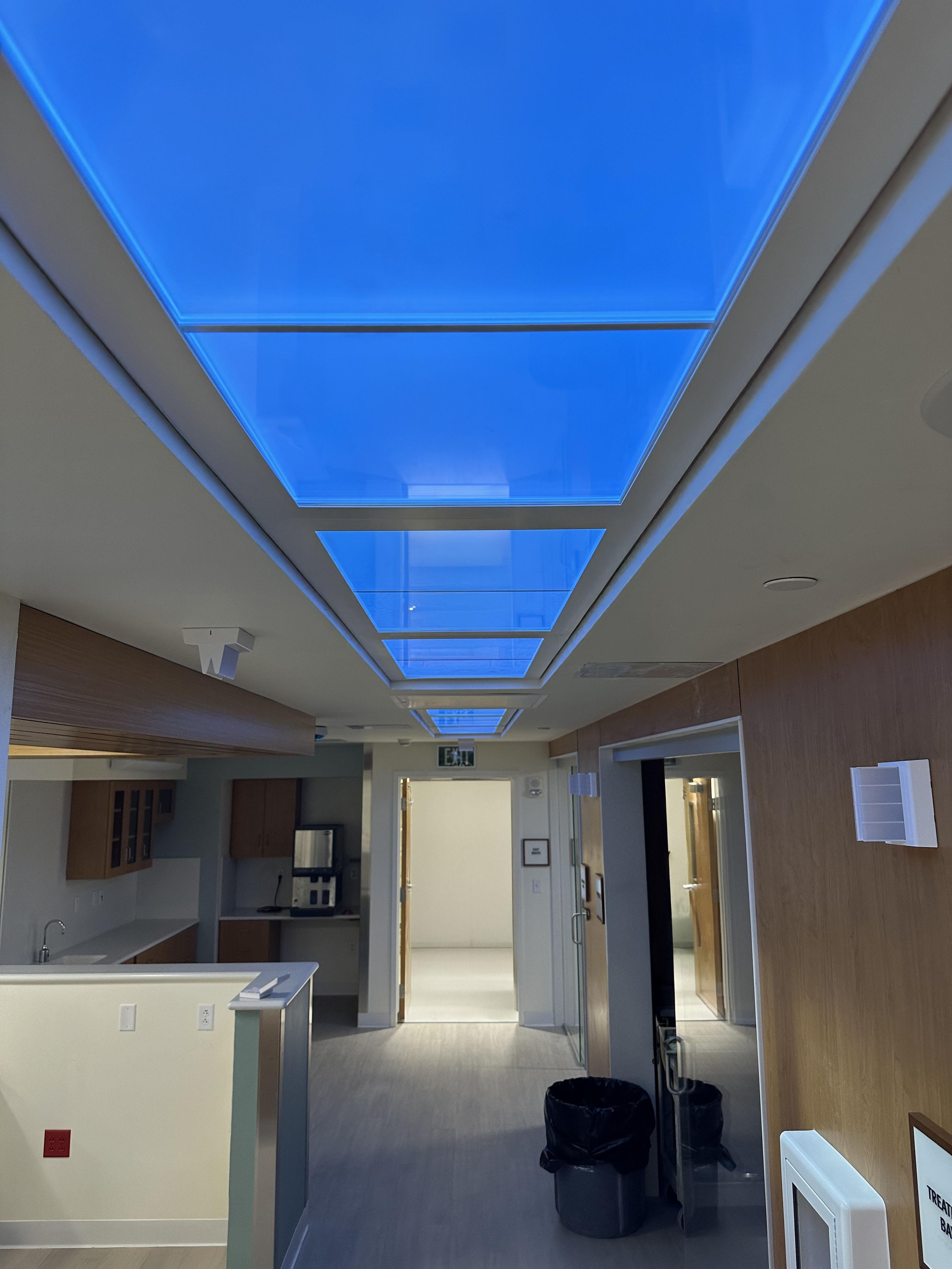Innerscene Virtual Sun installed at Monterey Hospital.