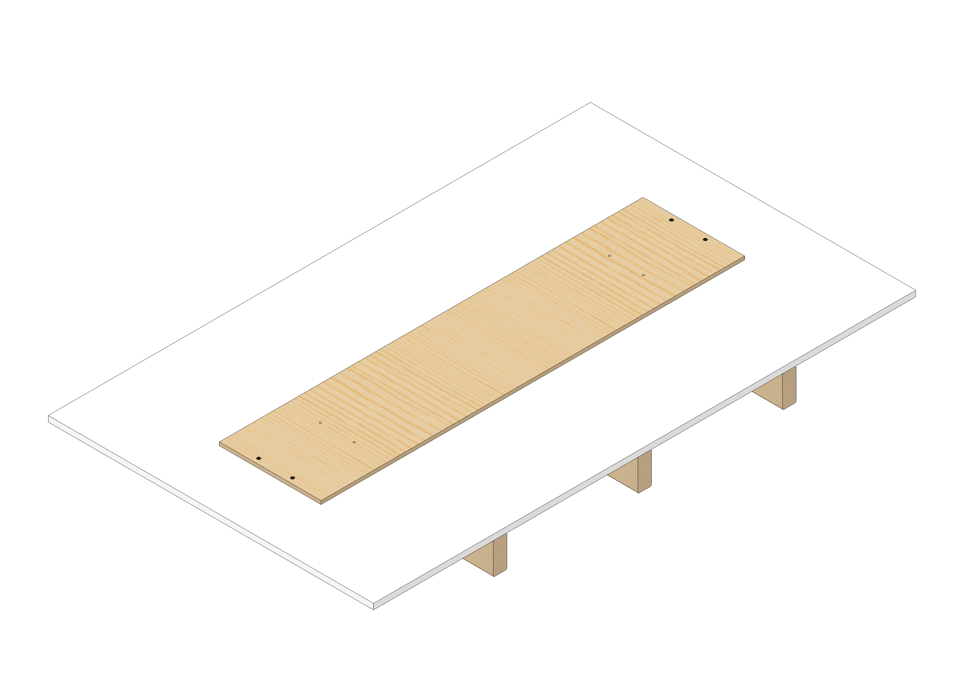 Surface Mount - Plywood Backing Plate