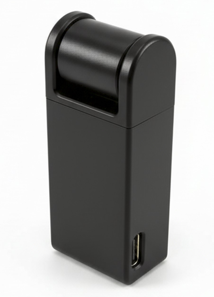 Innerscene SkySync back view showing USB-C port