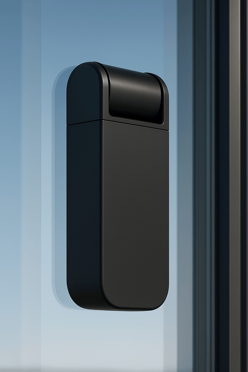 Innerscene SkySync mounted on a window capturing natural sky color