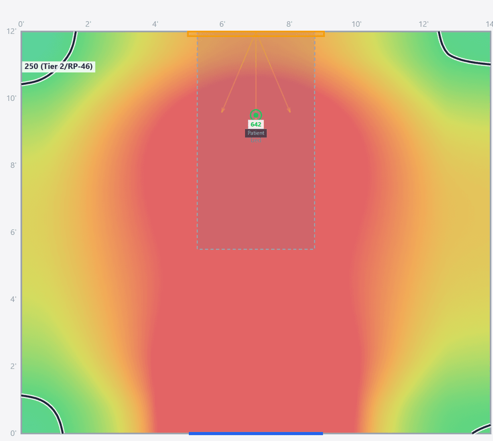 mel-EDI plan, headwall panel with worst-case window