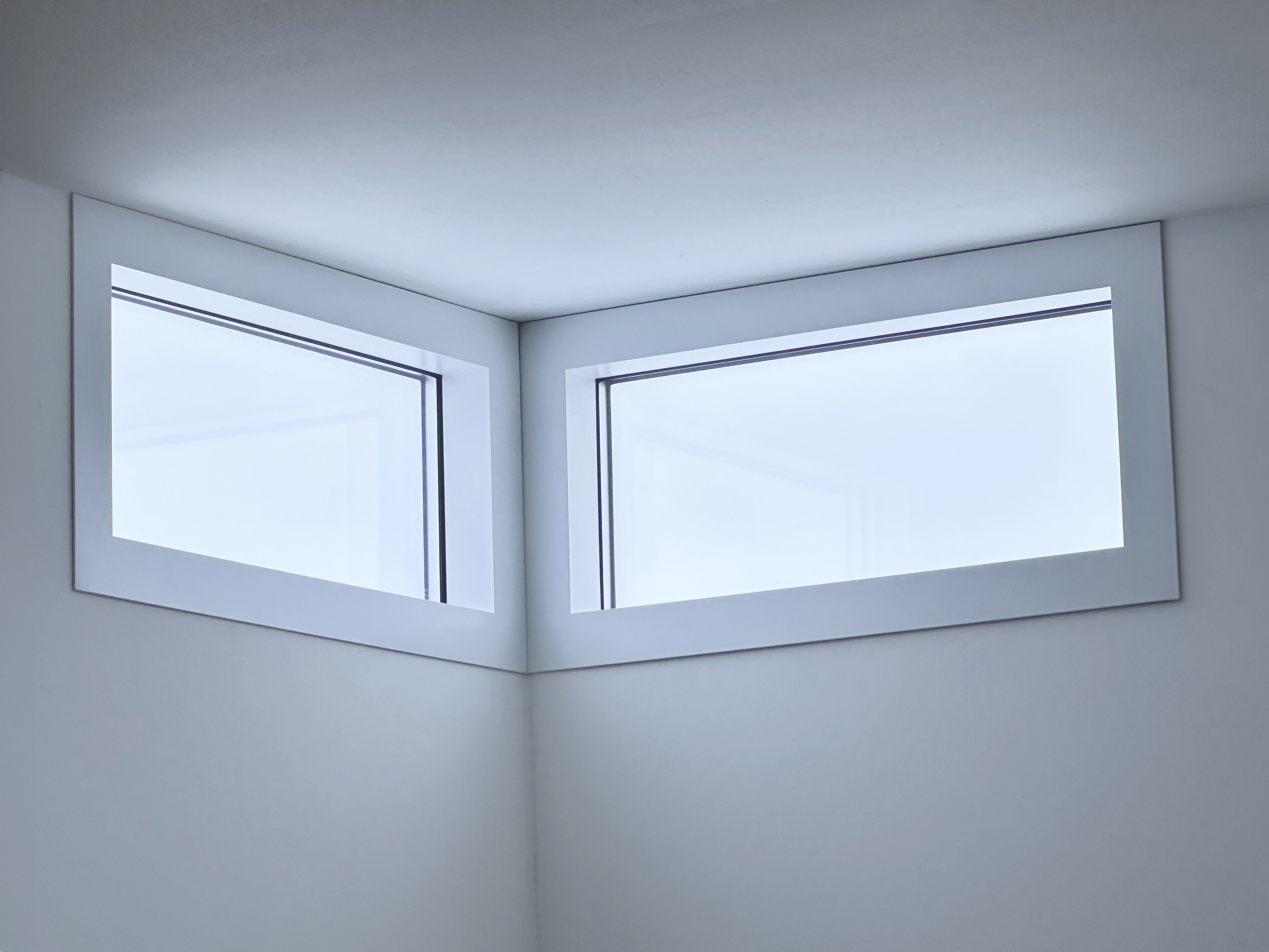 Innerscene Circadian Sky corner installation, flush mount