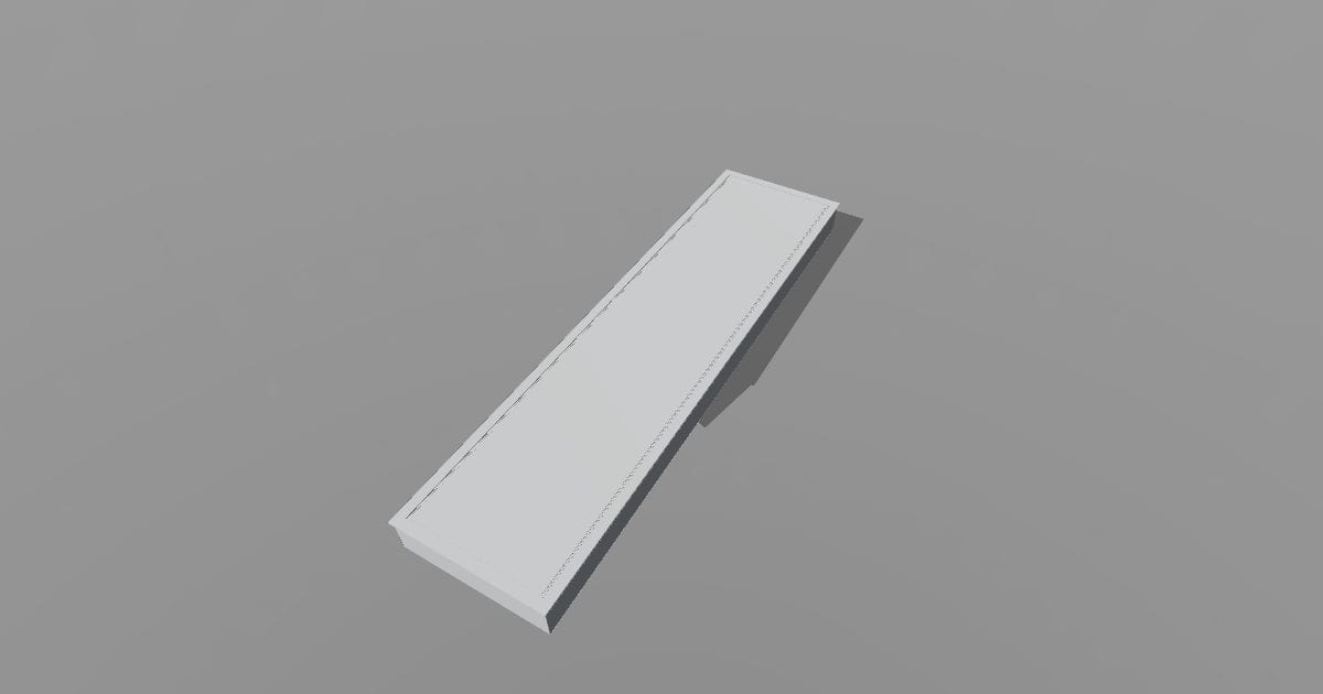 1 x 4 ft LED troffer