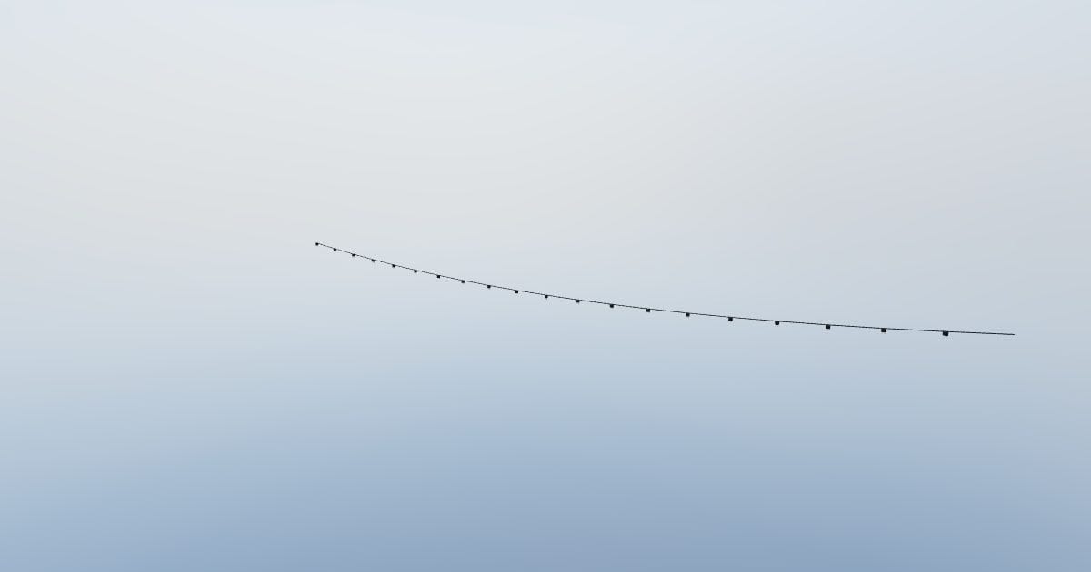 10 m outdoor string-light run