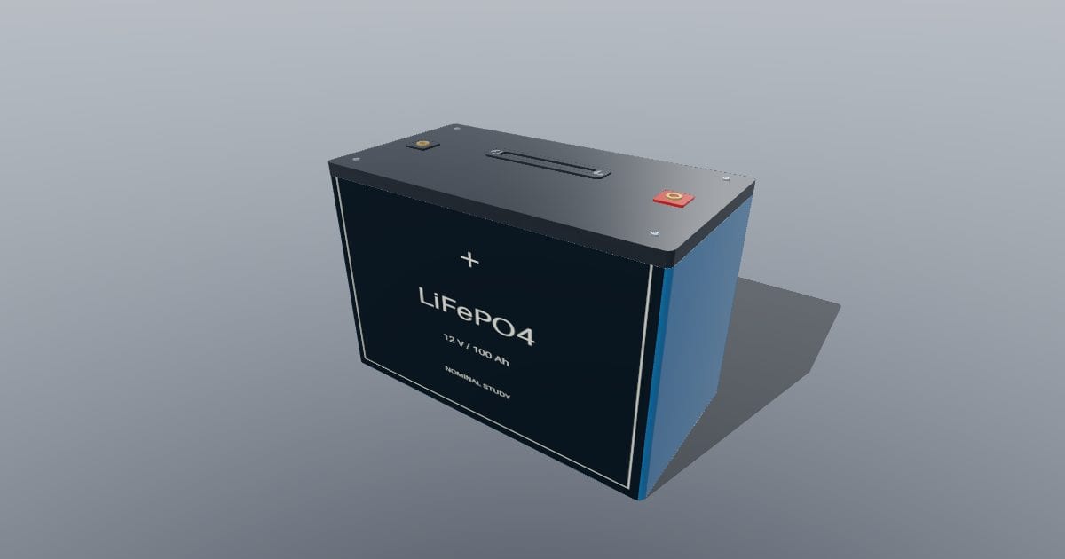 12 V 100 Ah LiFePO4 battery