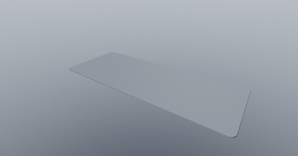 150 mm rectangular card scraper