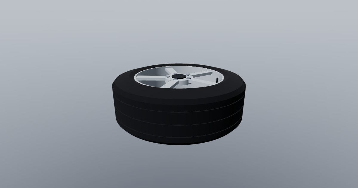 17 inch five-spoke alloy wheel and tyre (PLY)