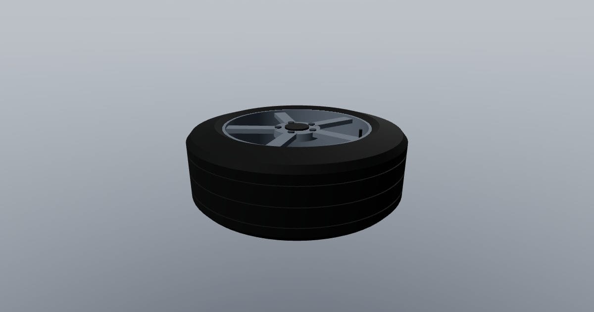 17 inch five-spoke alloy wheel and tyre (X3D)