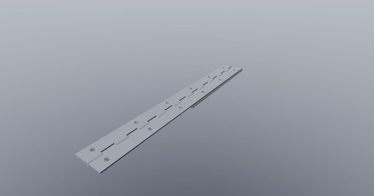 240 x 30 mm continuous piano hinge