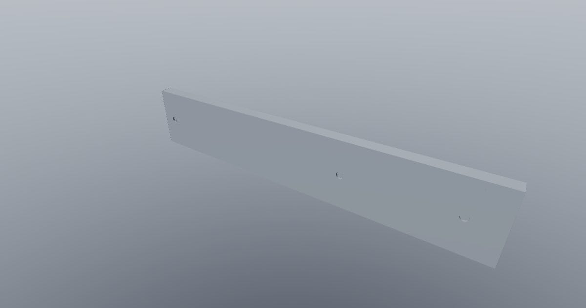 250 mm ball-bearing drawer slide, closed