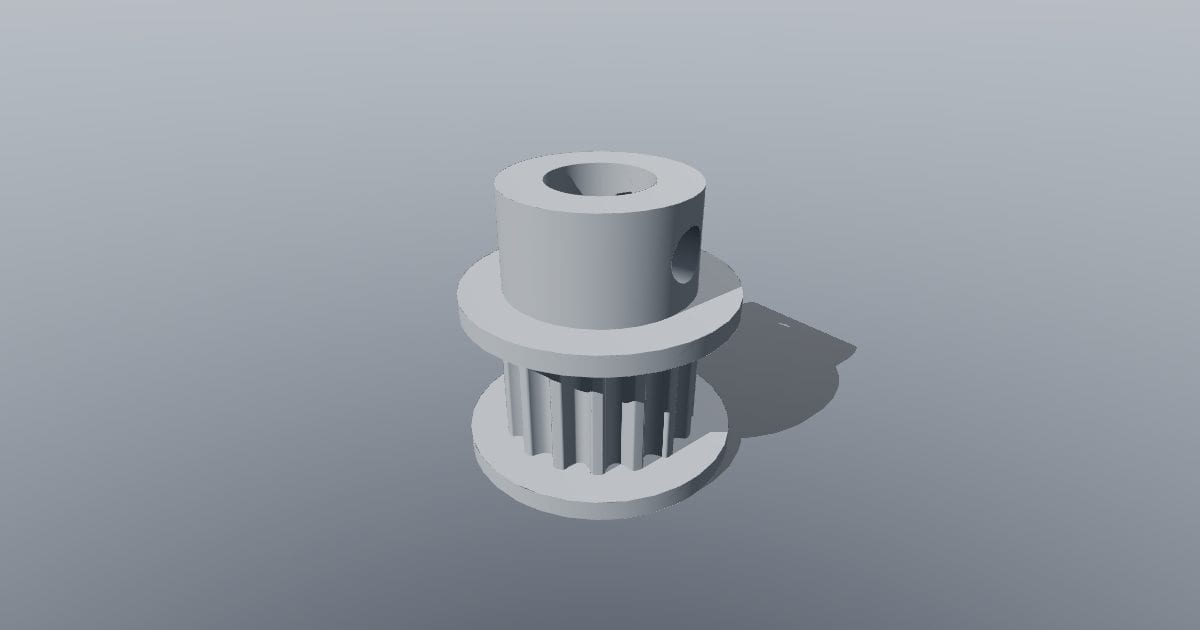 2GT 16-tooth drive pulley