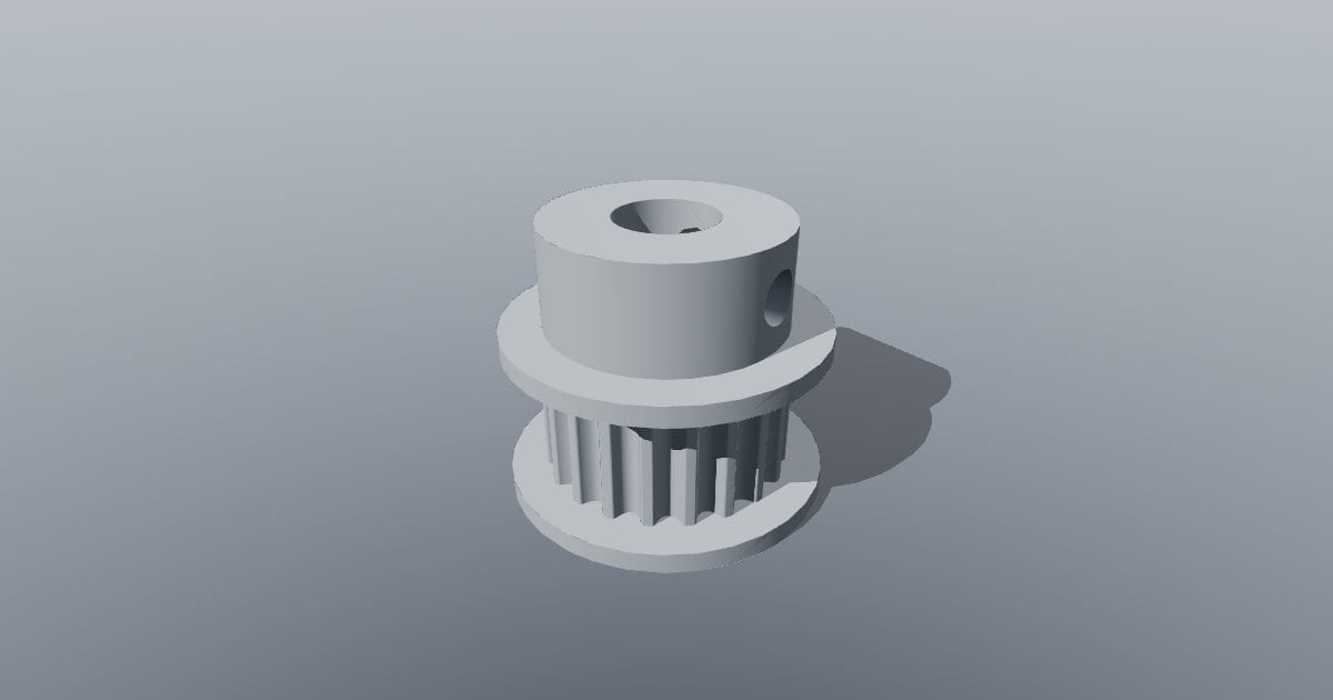 2GT 20-tooth drive pulley