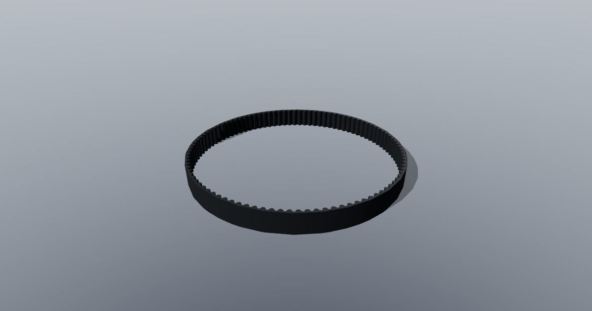 2GT belt, 200 mm pitch loop