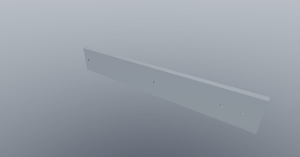 300 mm ball-bearing drawer slide, closed