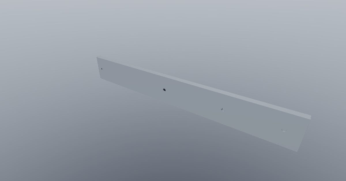 350 mm ball-bearing drawer slide, closed