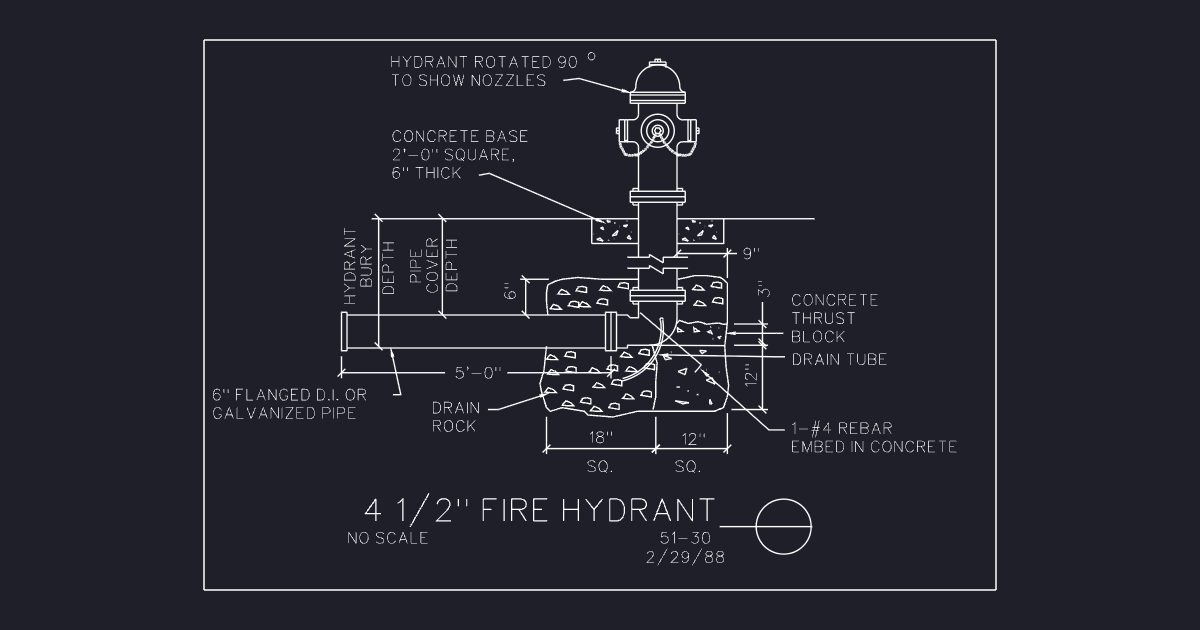 4 1/2" Fire Hydrant (USFS 51_30)
