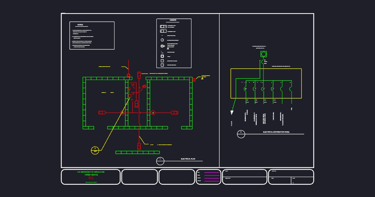 4 Hole Flush Restroom (USFS AF4_7)