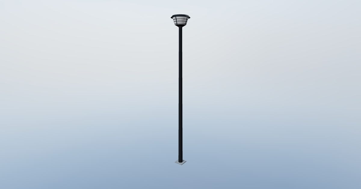 4 m post-top area light