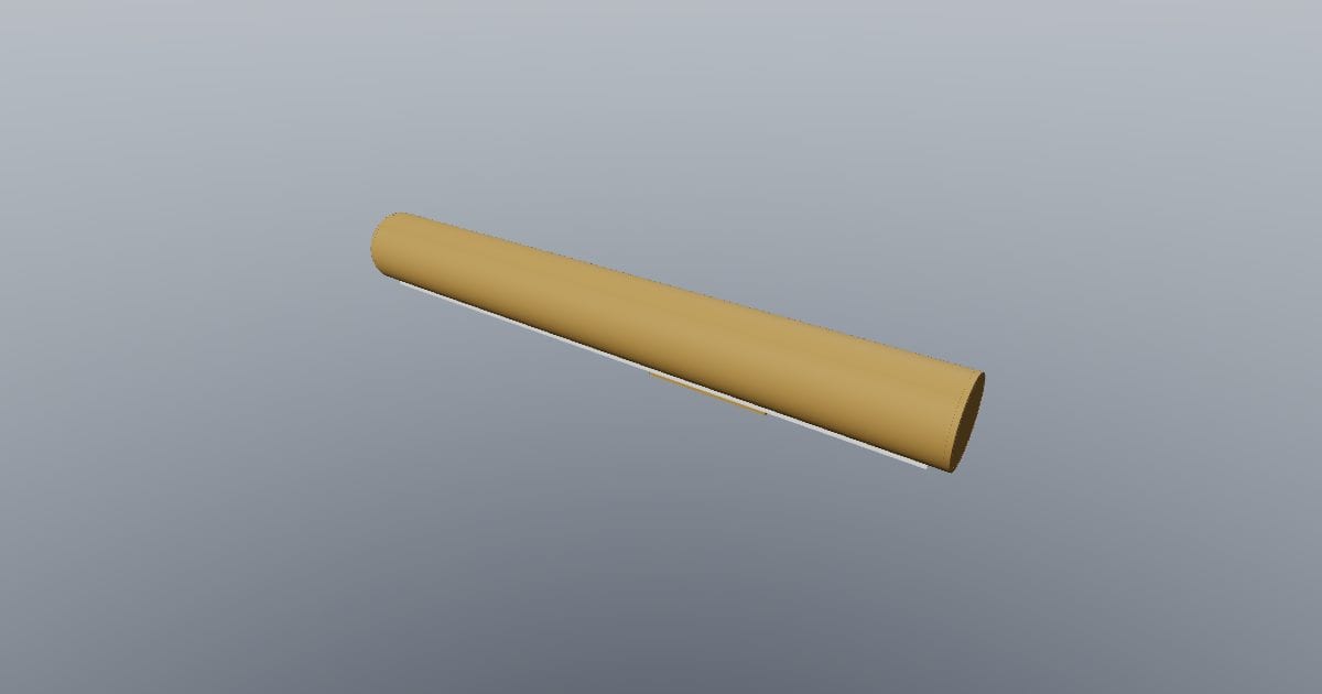 450 mm brass picture light