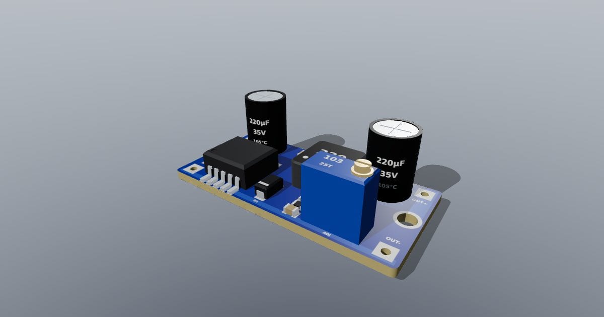 5 V buck converter module (DC-DC step-down)
