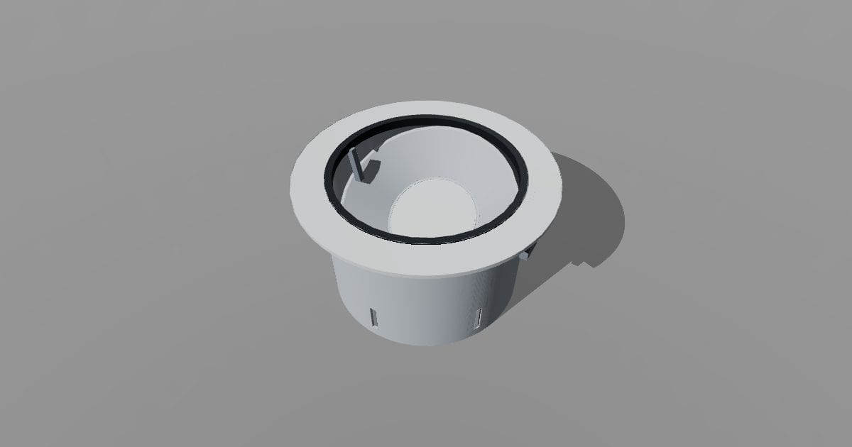 6 inch adjustable gimbal recessed downlight