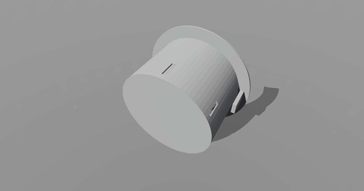6 inch adjustable gimbal recessed downlight (DXF (3D faces))