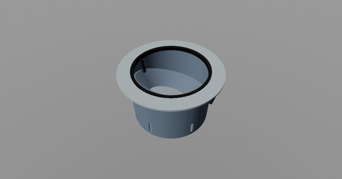 6 inch adjustable gimbal recessed downlight (FBX)