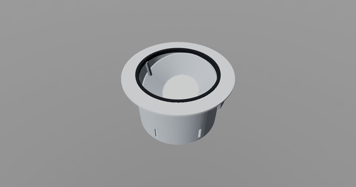 6 inch adjustable gimbal recessed downlight (PLY)