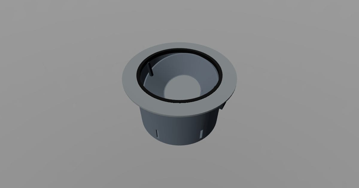 6 inch adjustable gimbal recessed downlight (X3D)