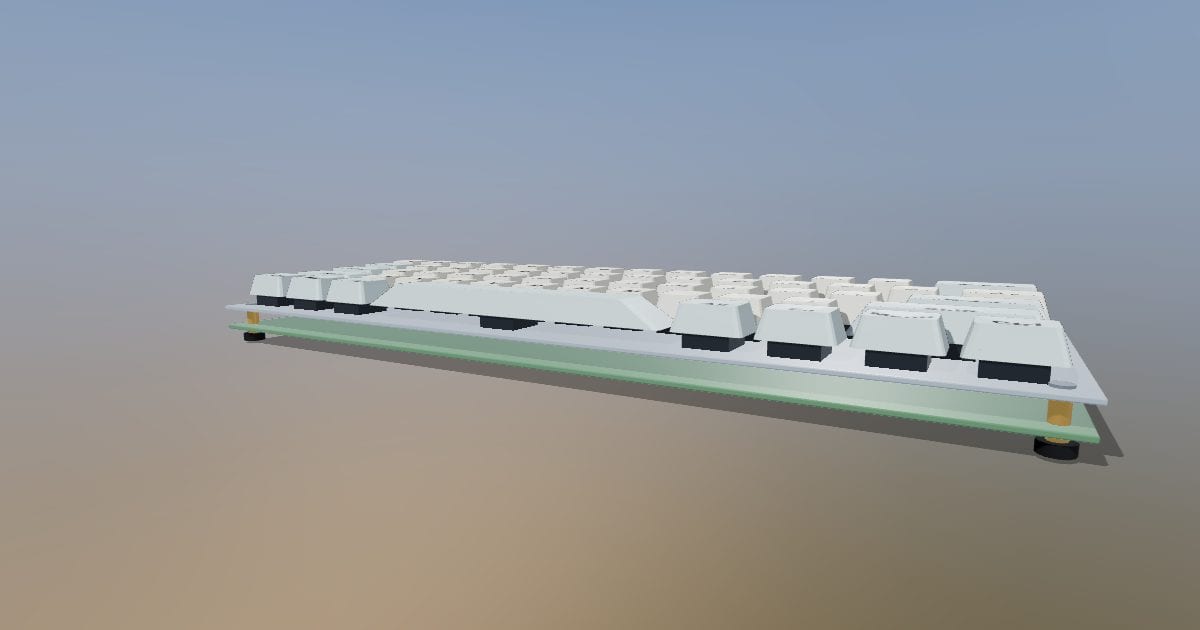 60% mechanical keyboard - without case