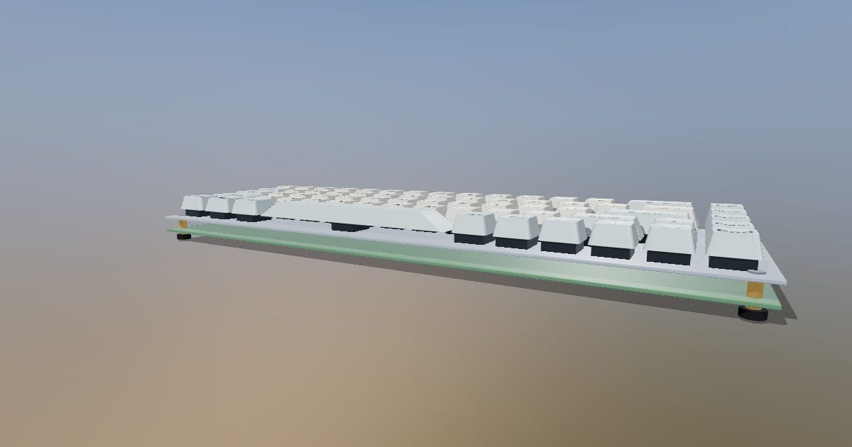 65% mechanical keyboard - without case