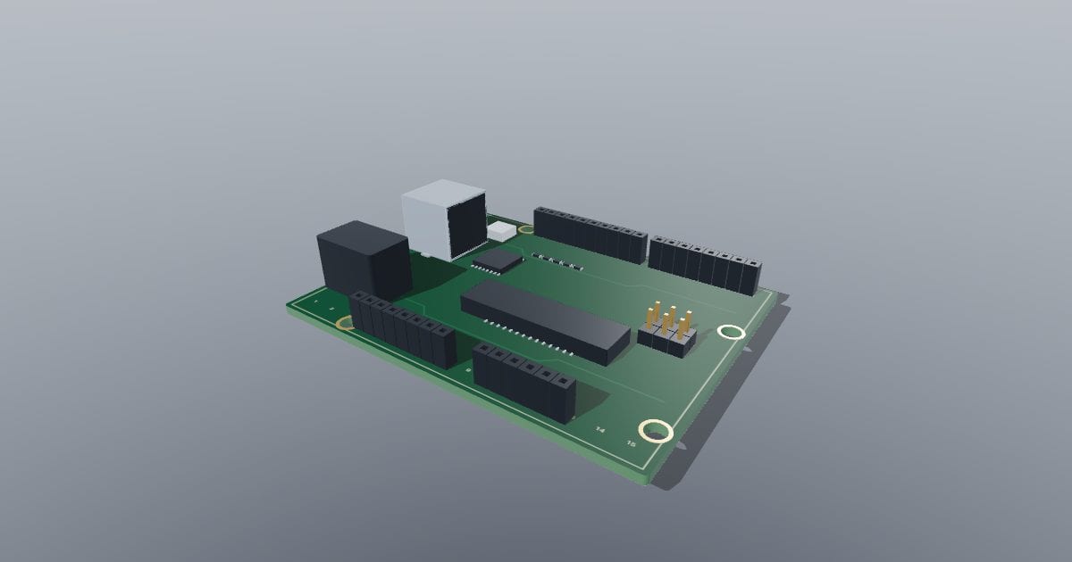 68.6 x 53.3 mm Uno-style development board