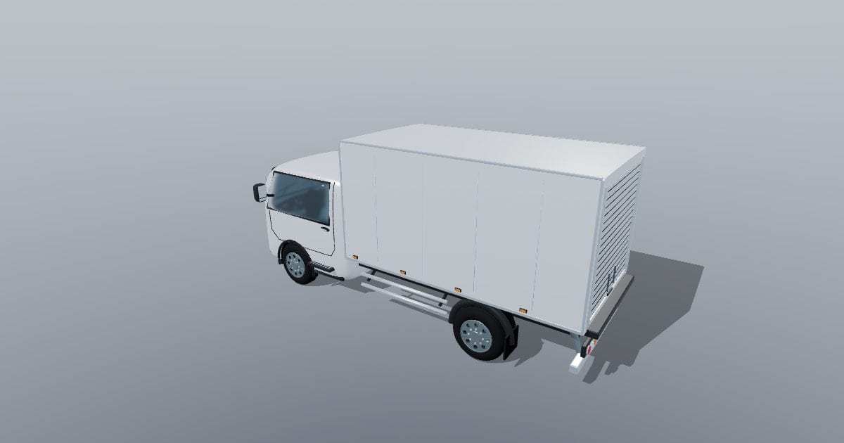 7.5 t class box truck with roll-up door
