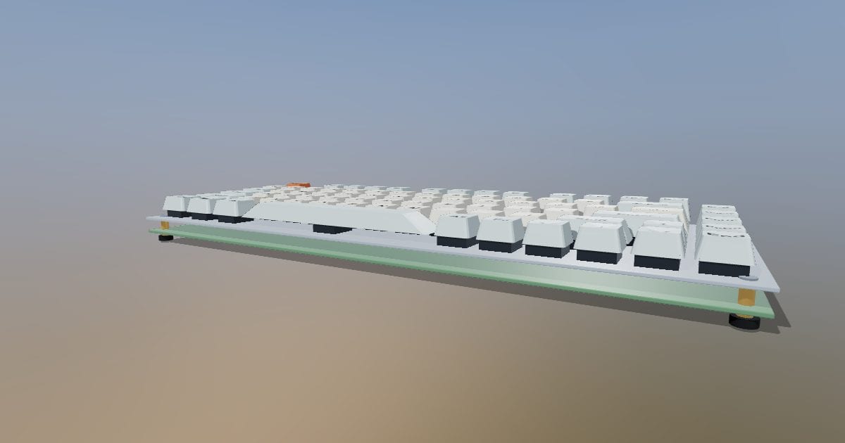 75% mechanical keyboard - without case
