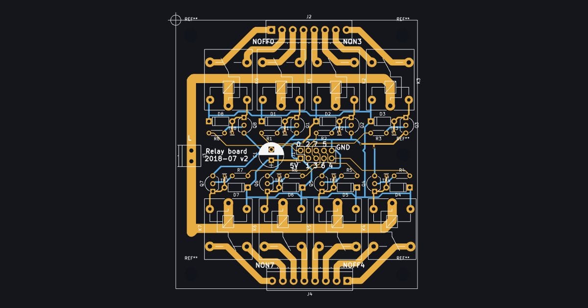 8-channel relay board (fab package)