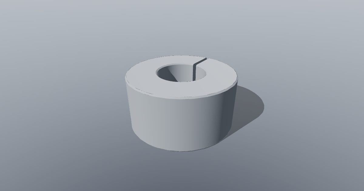 8 mm clamp shaft collar