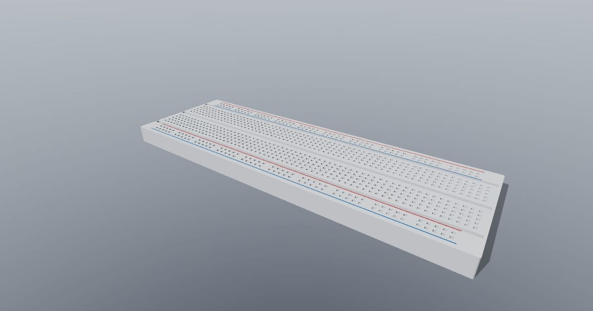 830-point solderless breadboard