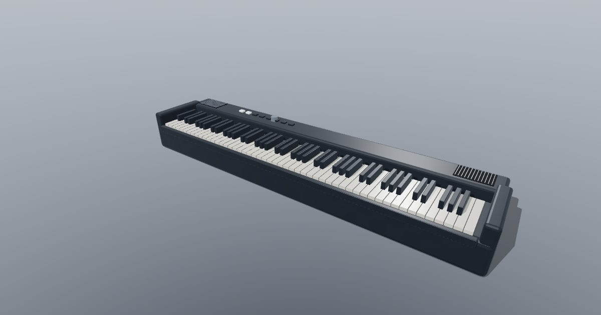88-key keyboard instrument