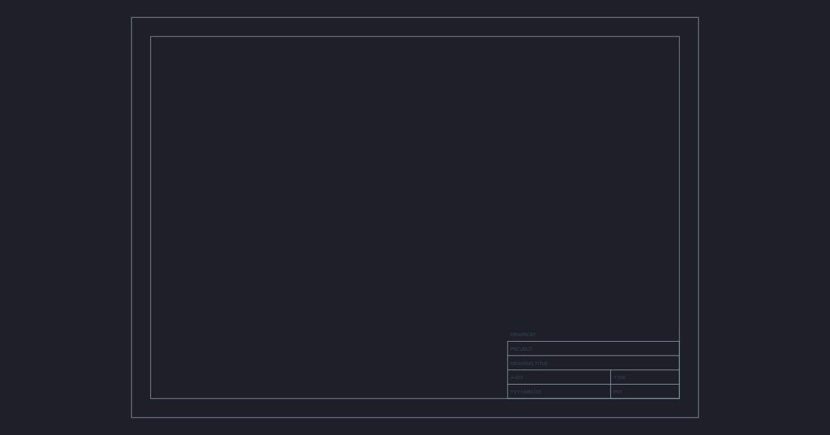 A2 title block - CAD Block