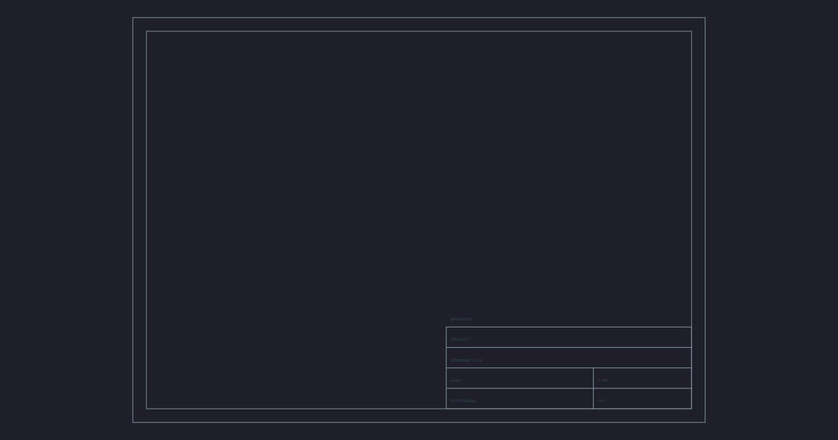 A3 title block - CAD Block
