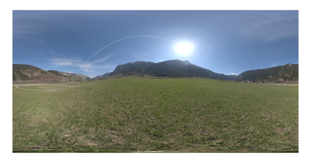 Alpine valley field (EXR)