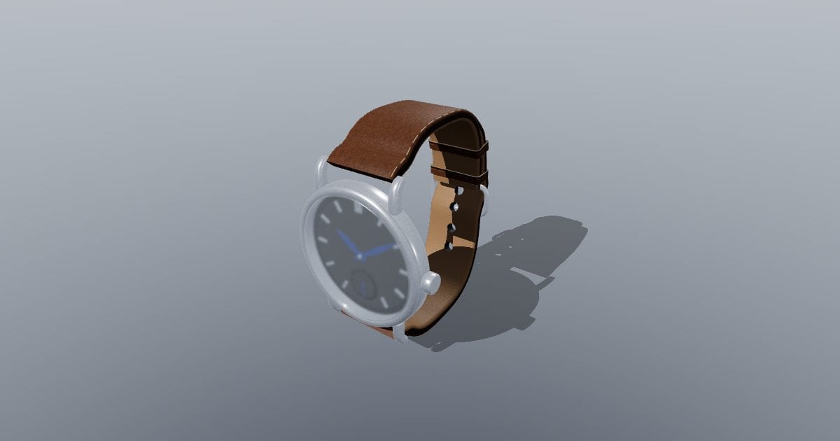 Analog dress wristwatch
