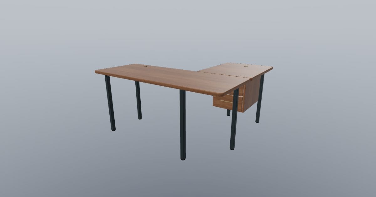 ANGLE 160 - L-Shaped Workstation