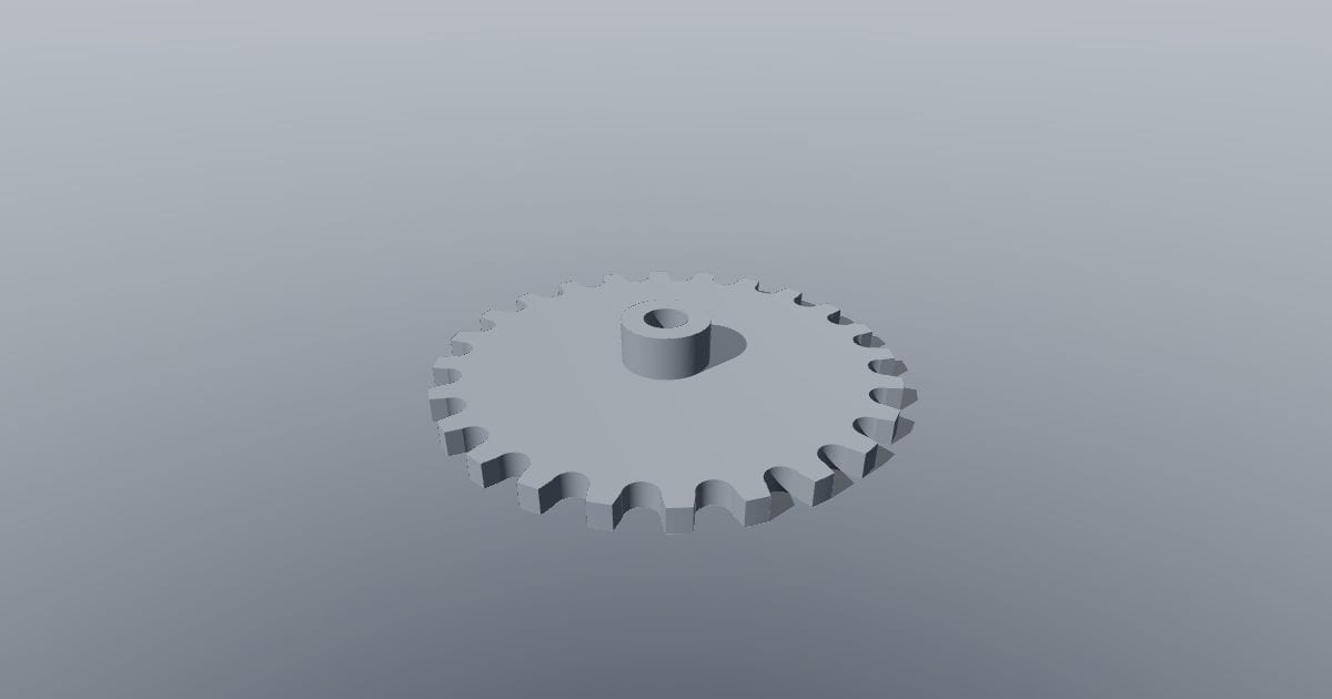 ANSI #25 24t sprocket