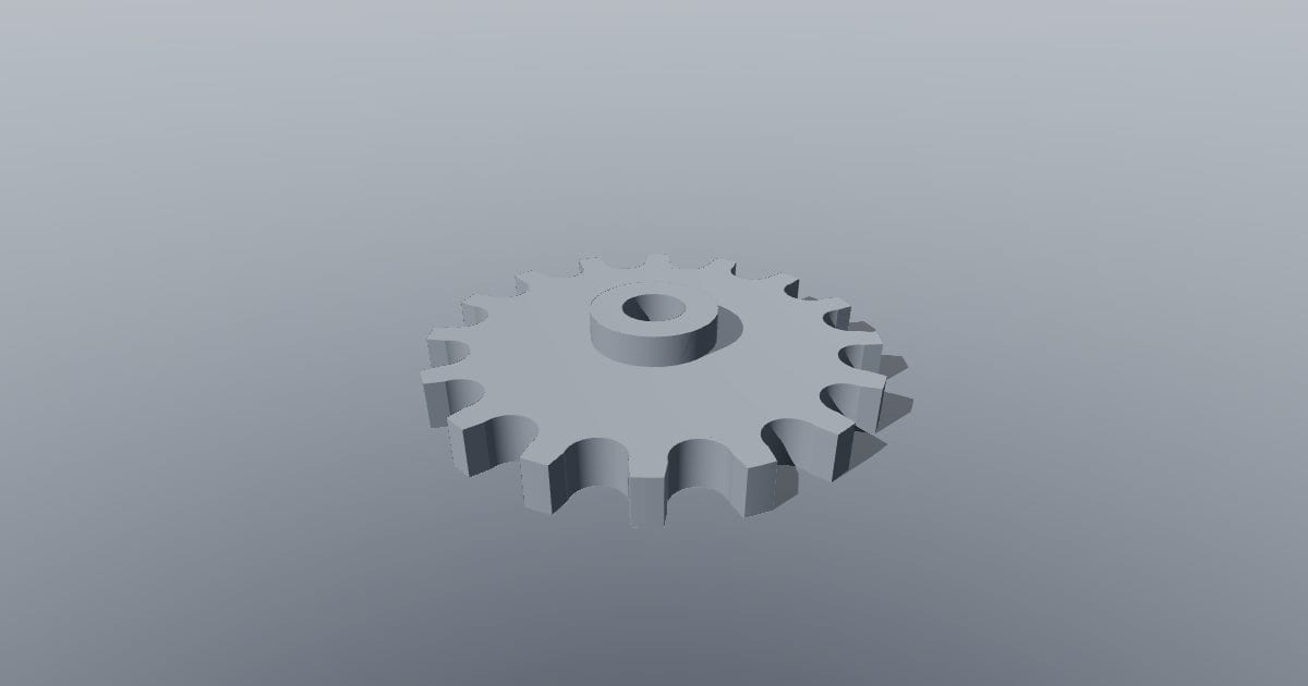 ANSI #40 16t sprocket