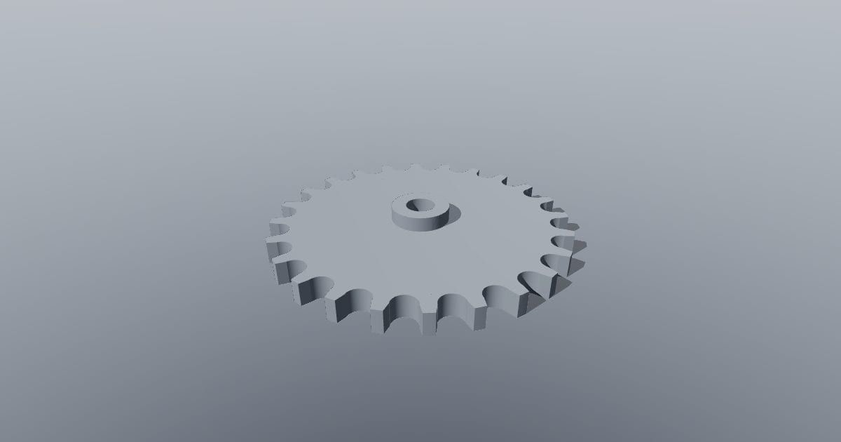 ANSI #40 24t sprocket